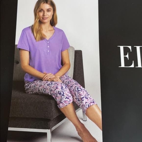 Ellen Tracy 2 piece pajama set - Picture 2 of 4